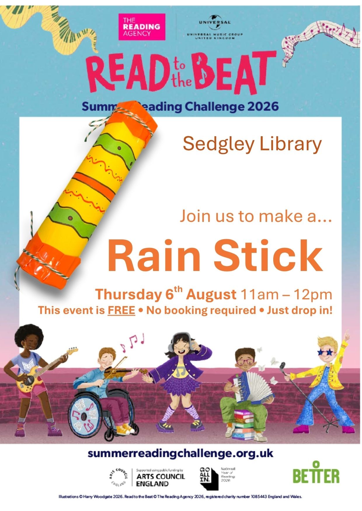 Sedgley Library - Summer Reading Challenge: Rain Stick